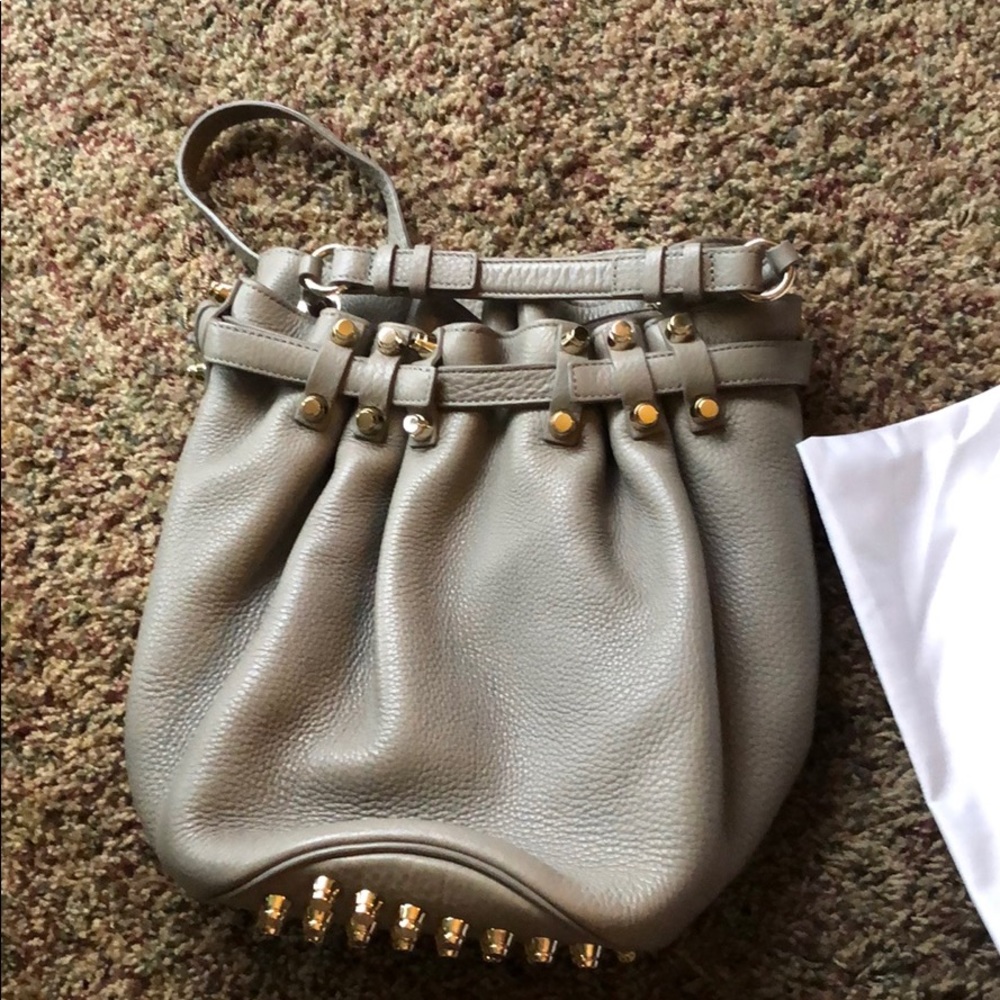 Alexander Wang pebbled lambskin Diego bucket bag